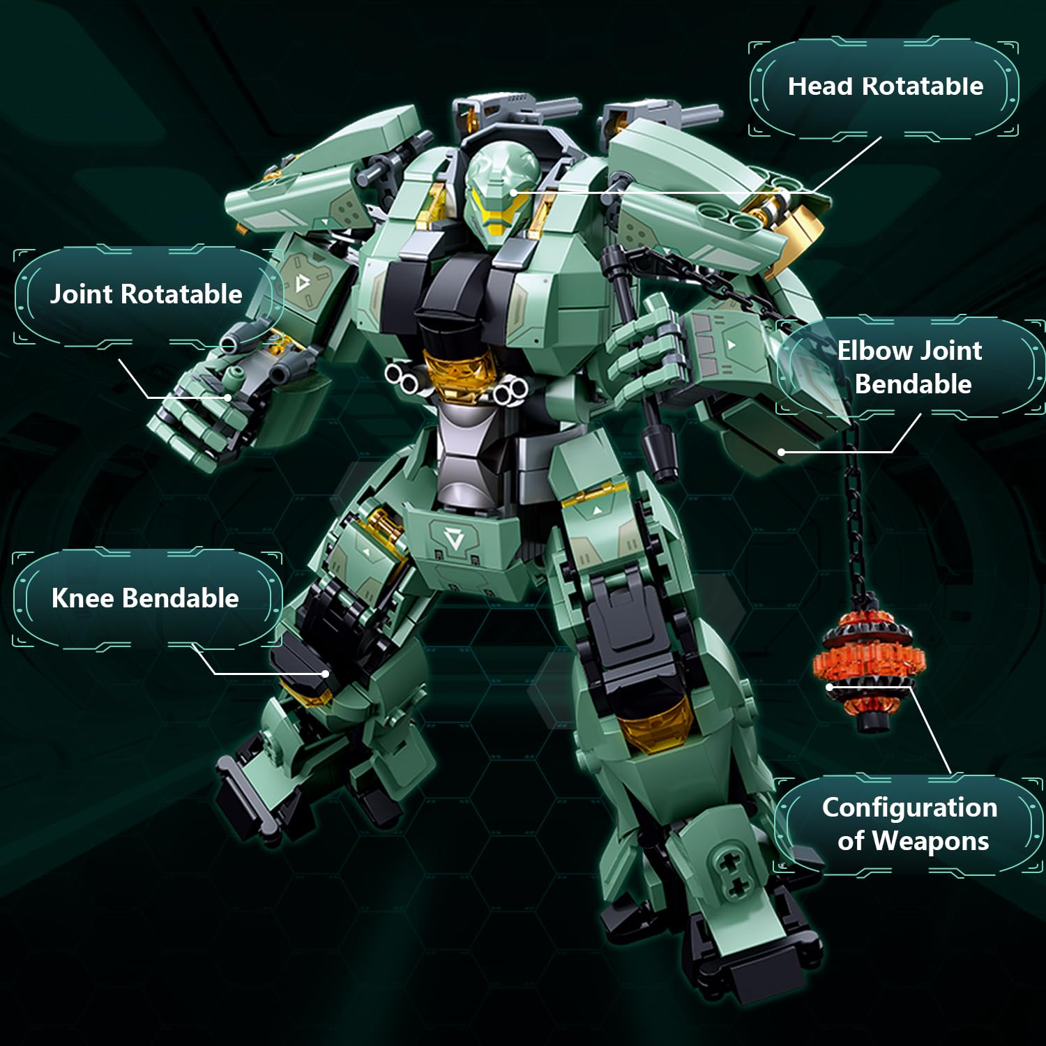 Annihilation Ranger movable joints enabling dynamic poses
