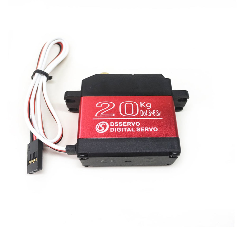 ANNIMOS DS3218MG 21.5 kg/cm torque at 6.8V supports heavy tasks.