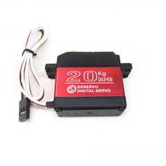 ANNIMOS DS3218MG 21.5 kg/cm torque at 6.8V supports heavy tasks.