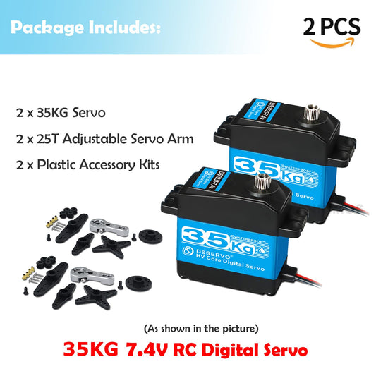 ANNIMOS servo 25T arm included for quick calibration and fit.
