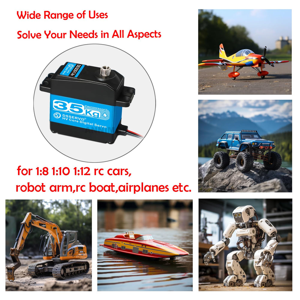 ANNIMOS two-pack servo for versatile RC projects.