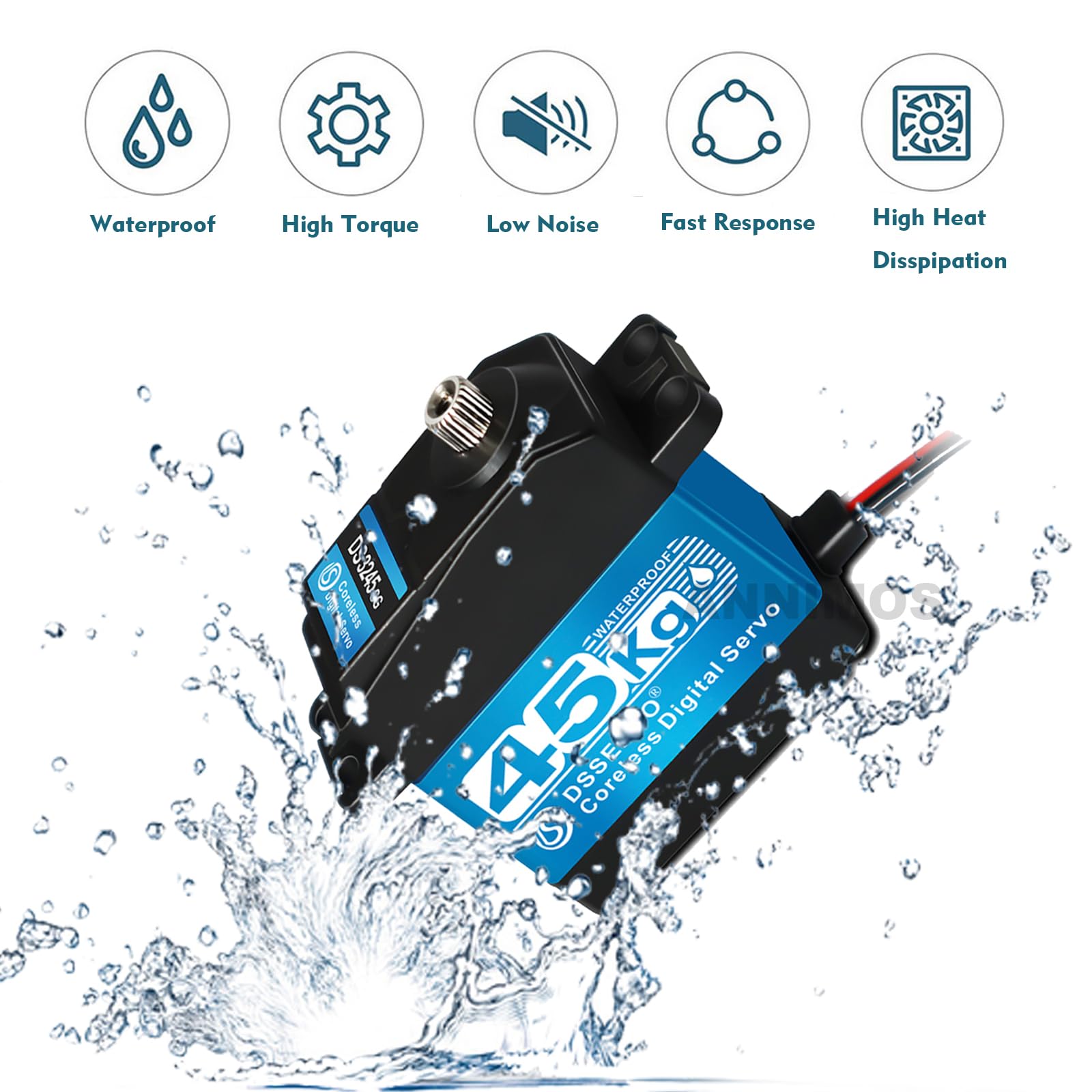 ANNIMOS ds3245sg-stainless-gear-342-ratio ensures durable high-torque performance