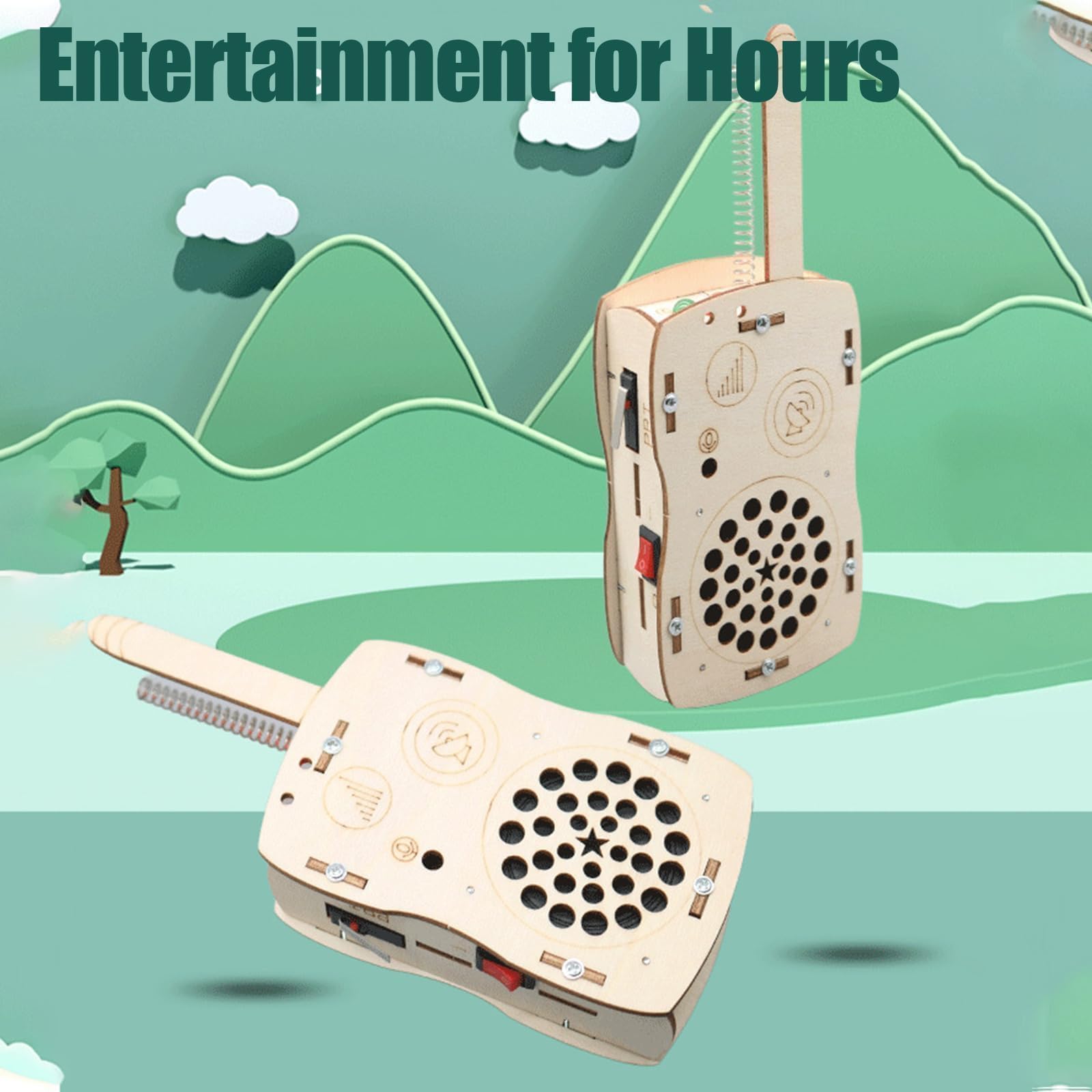 ANNISOKA walkie talkie kit circuit learning through simple electronics exploration