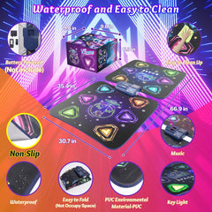 ANNKIE dance mat suitable for ages 3 to 12 during play