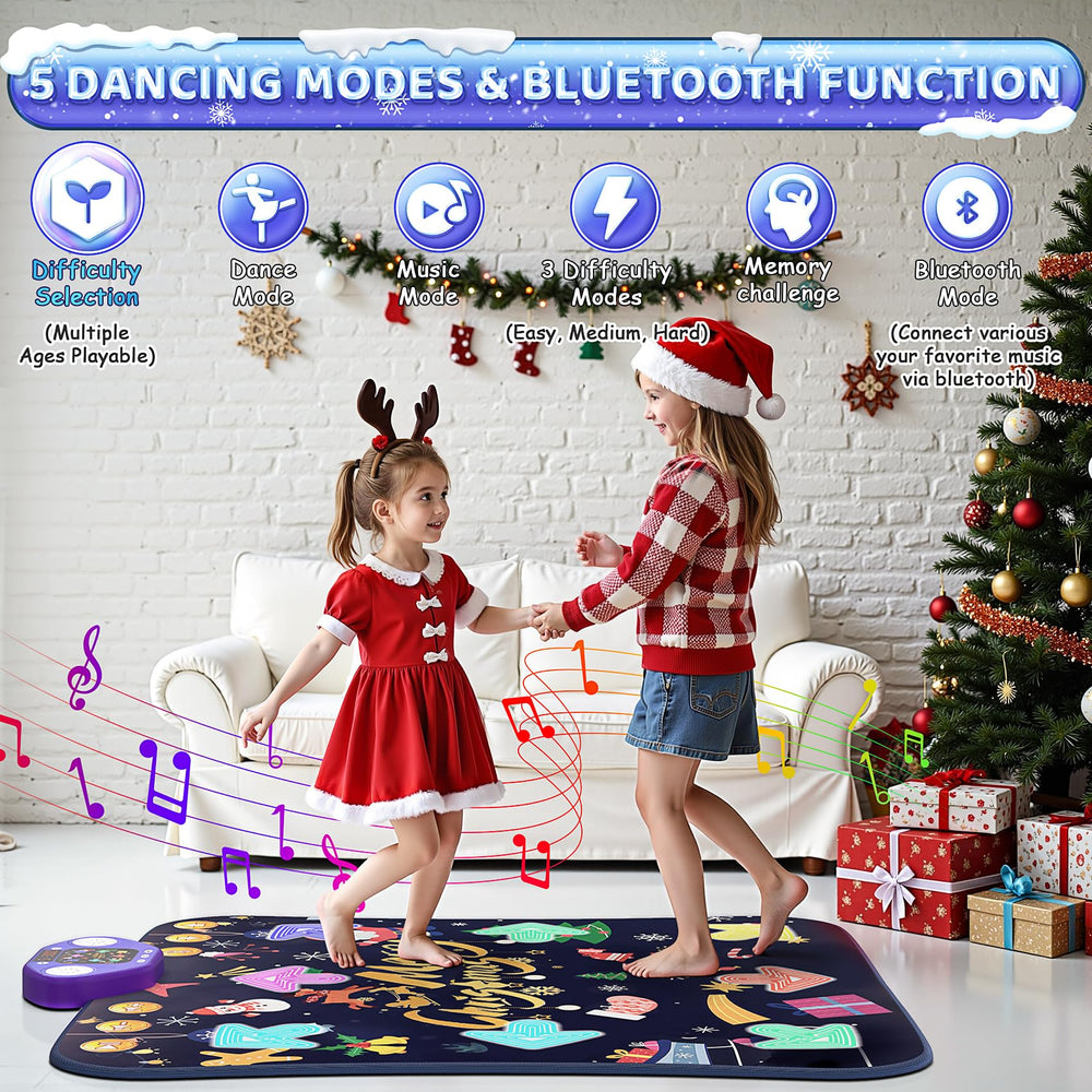 ANNKIE dance mat Bluetooth connect enables custom playlists and dynamic sessions