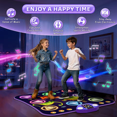 ANNKIE CPSIA/ASTM-compliant dance mat supports durable family use.