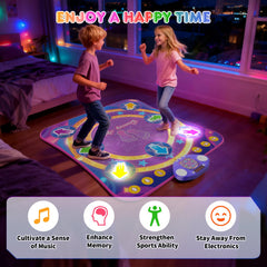 ANNKIE Dance Mat in active play during a joyful dance session
