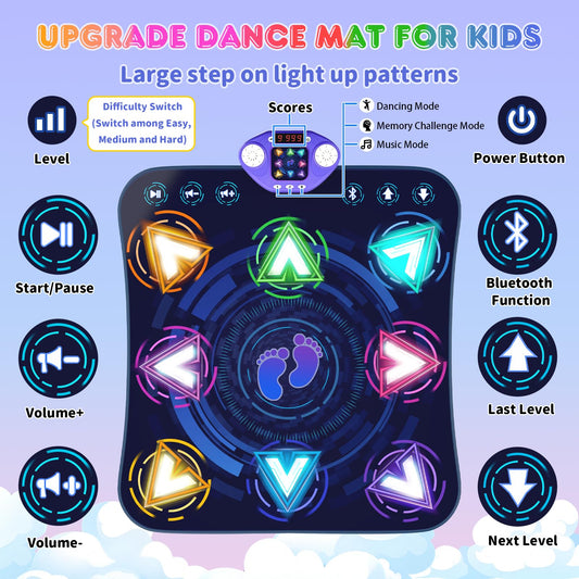 ANNKIE front view shows bright LEDs inviting kids to dance along