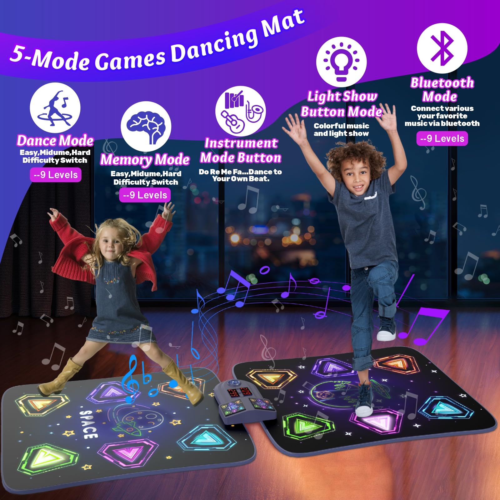 ANNKIE dance mat in gift-ready packaging for birthdays and holidays