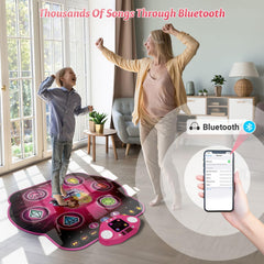 ANNKIE Dance Mat helps kids dance, jump, and follow light cues
