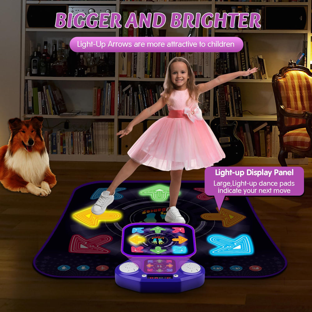 ANNKIE Dance Mat supports 5 modes for easy to hard challenges