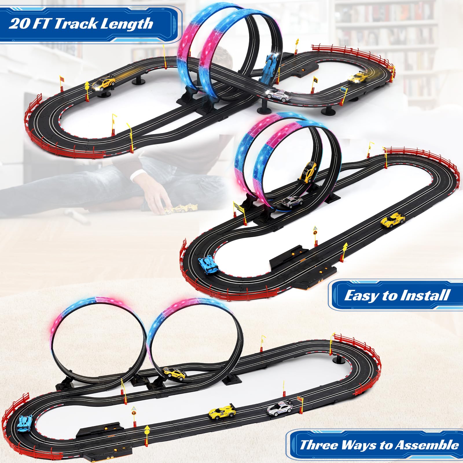 ANNKIE circular track section for smooth lap action