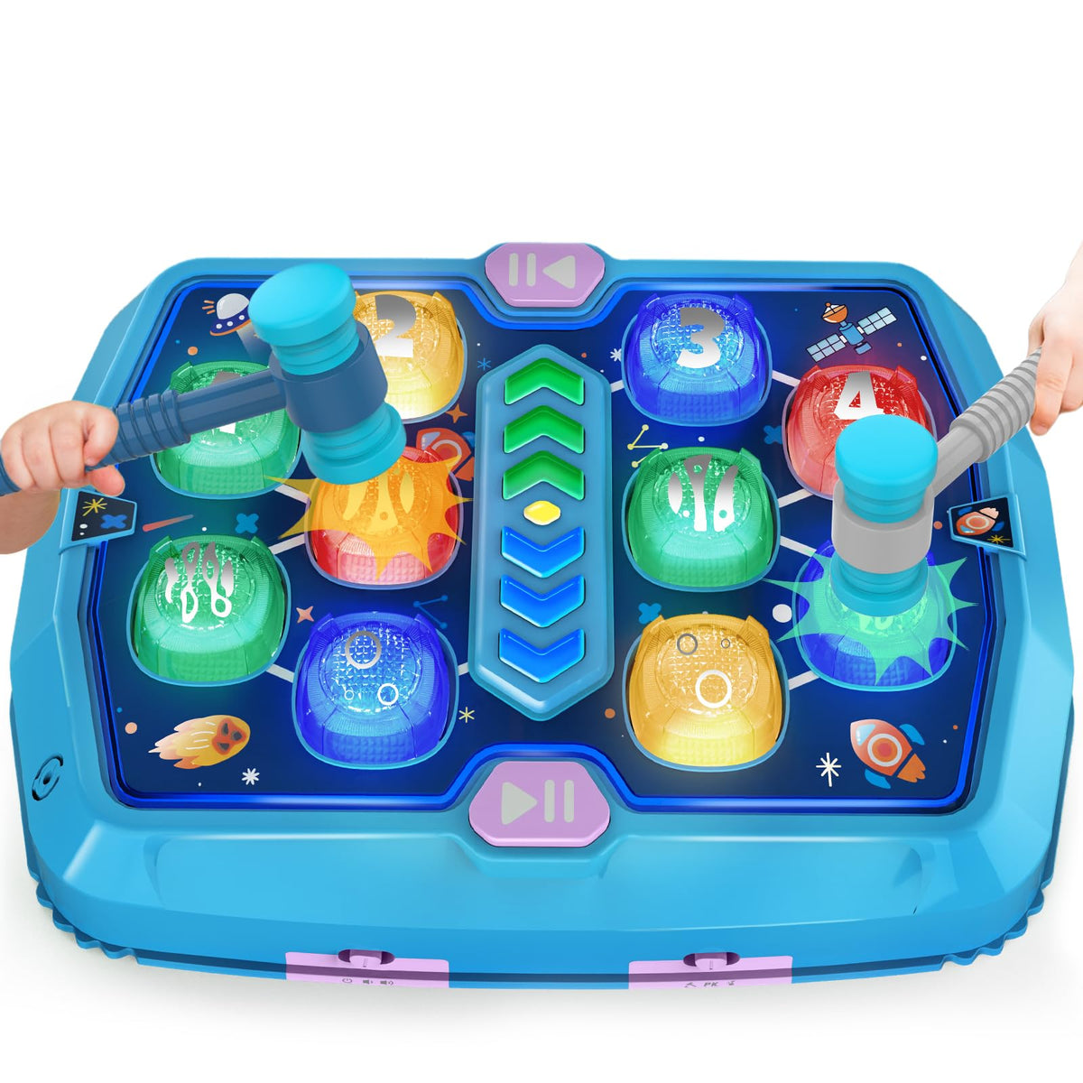ANNKIE Whack Game Mole ball flashing for vibrant play and engagement.