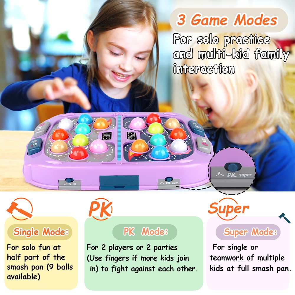 ANNKIE Whack Mole scoreboards track scores in real time for friendly competition