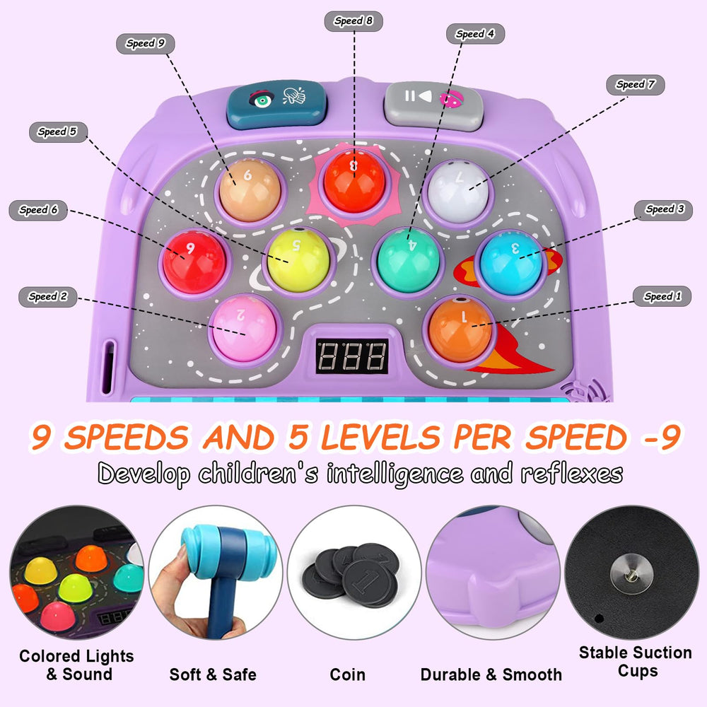 ANNKIE Whack Mole soft hammers provide sting-free, safe pounding during active play