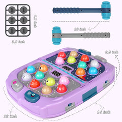 ANNKIE Whack Mole lights and sounds enhance excitement during each hit
