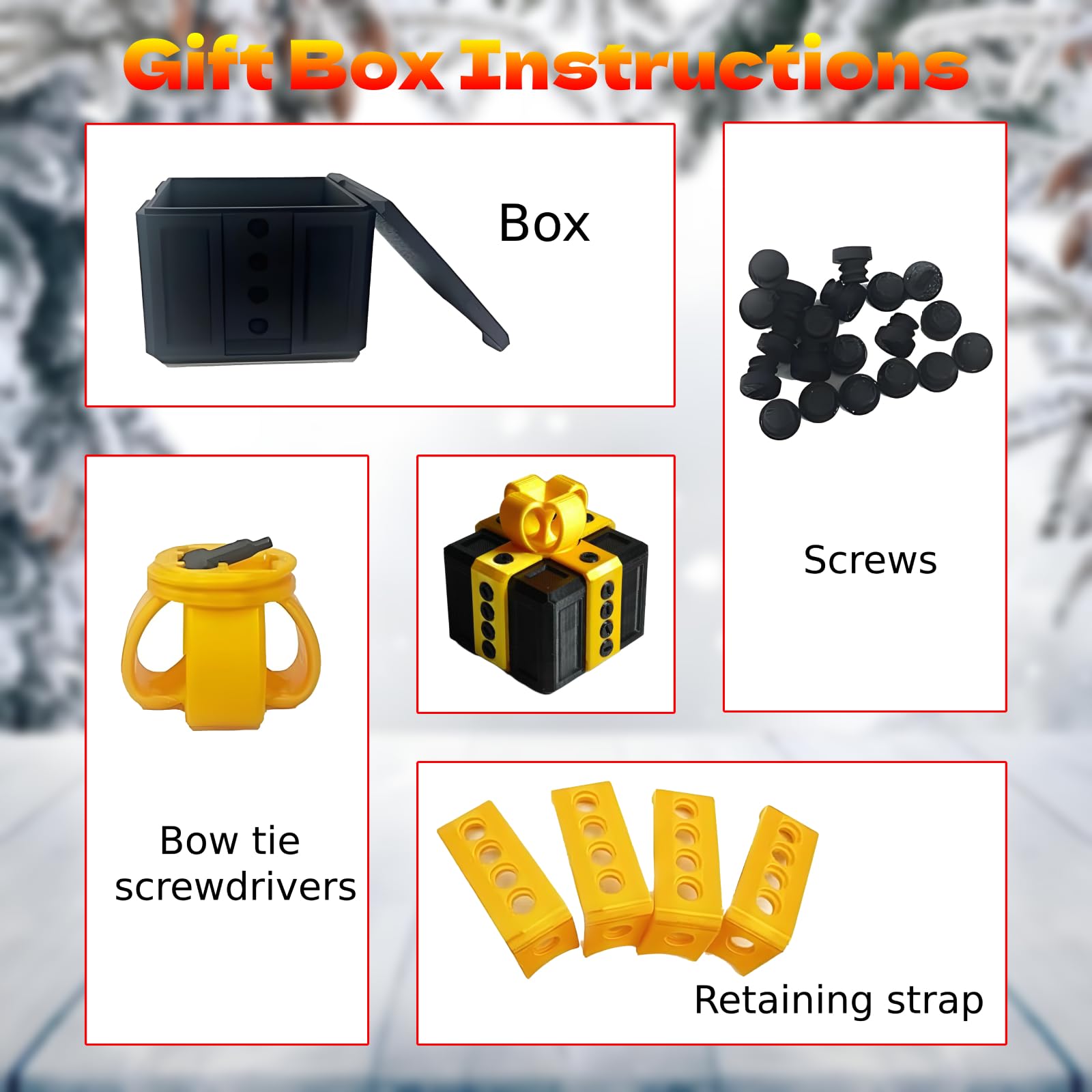 Annoying Present Box Surprise Inside illustrates a bold prank on a desk or table
