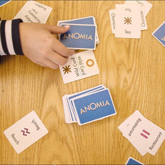 Anomia card game for teens and adults boosts energy at gatherings.
