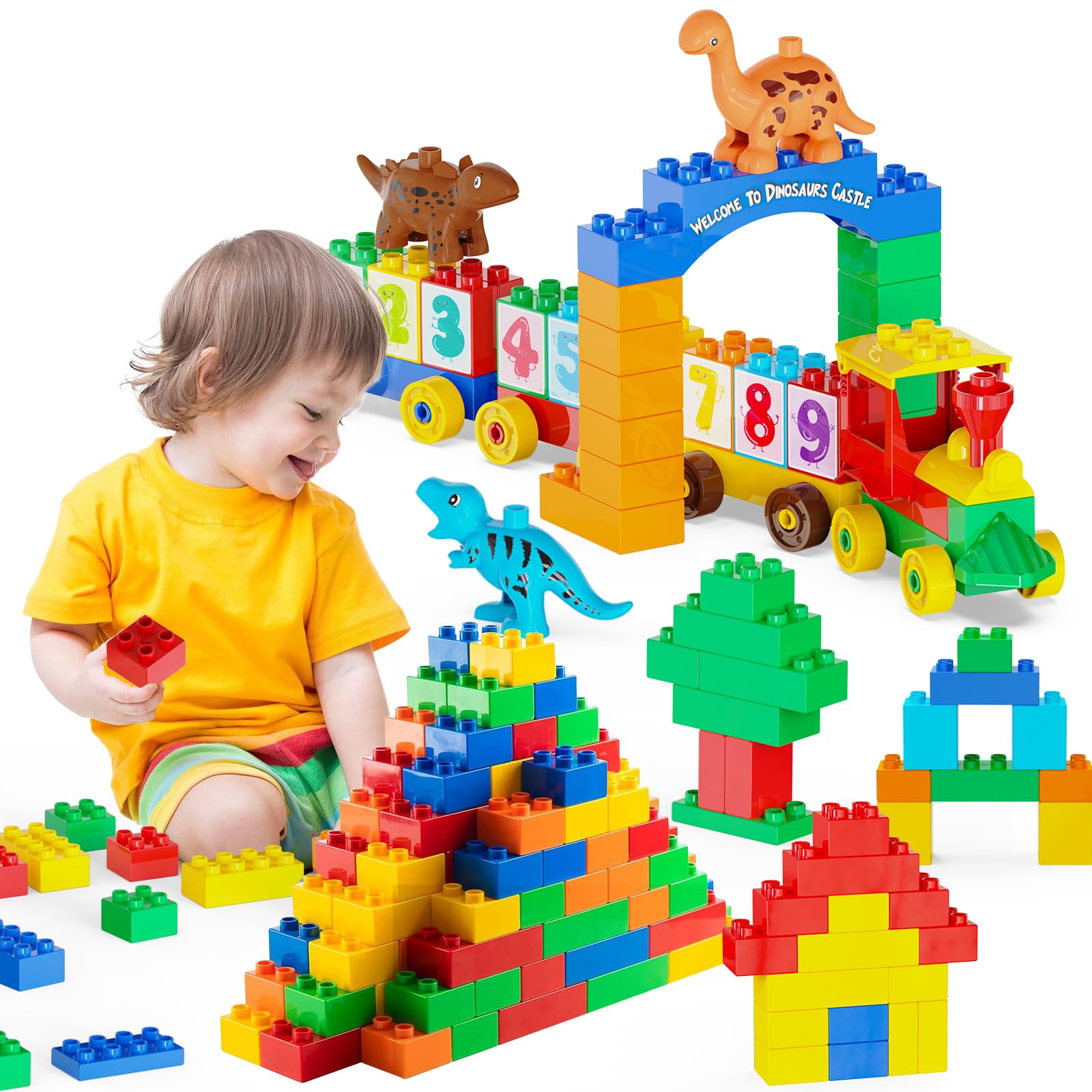 Anpcso building blocks 116-piece set for creative play and hands-on learning