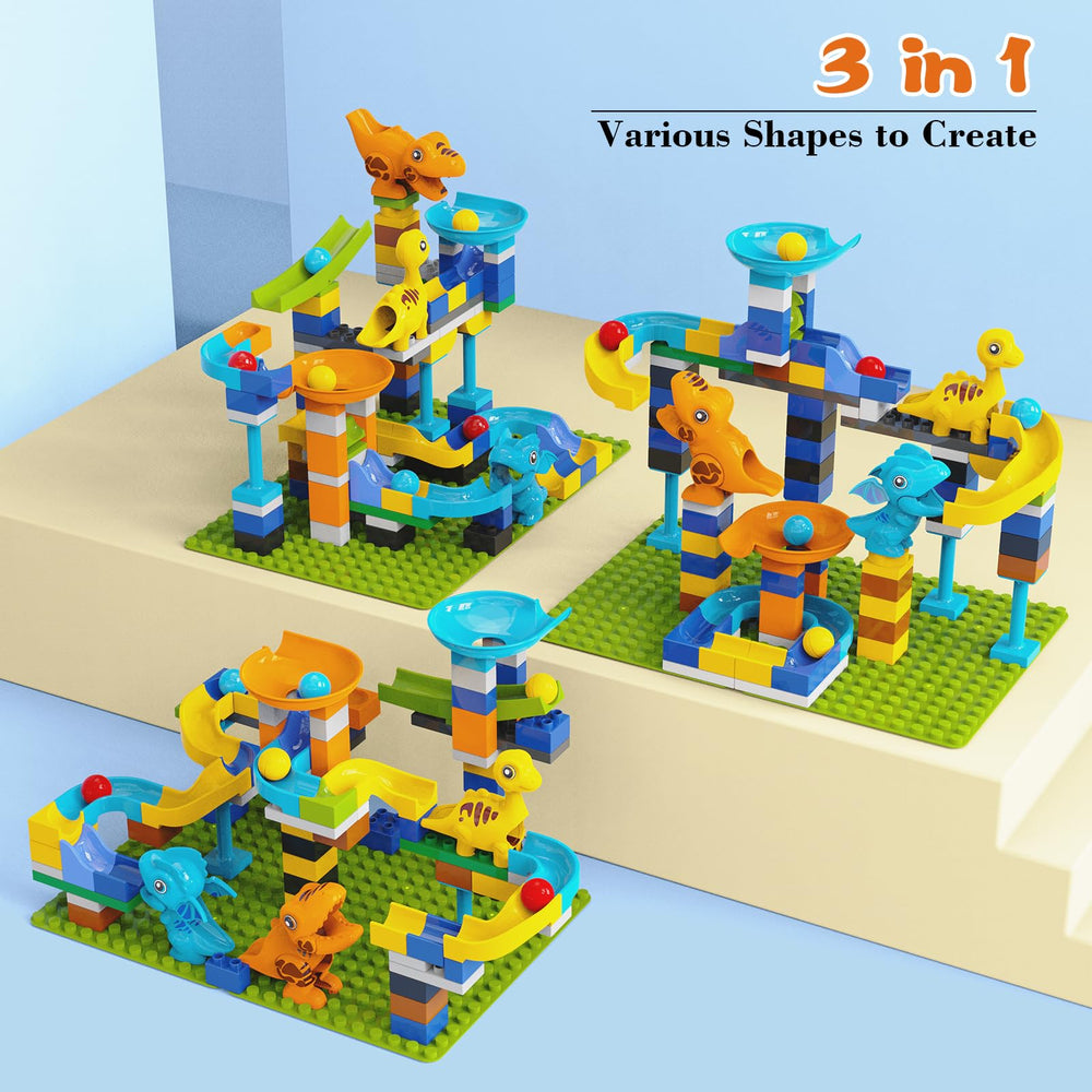 Anpcso dinosaur figures assembly encourages imaginative building and storytelling.
