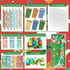 ANPHILE 28-pack Christmas rulers for precise measurements and crafts