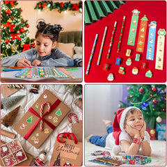 ANPHILE 28-pack Christmas stickers for decorating projects