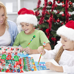 ANPHILE Christmas stickers brighten planners and gifts with sparkle.