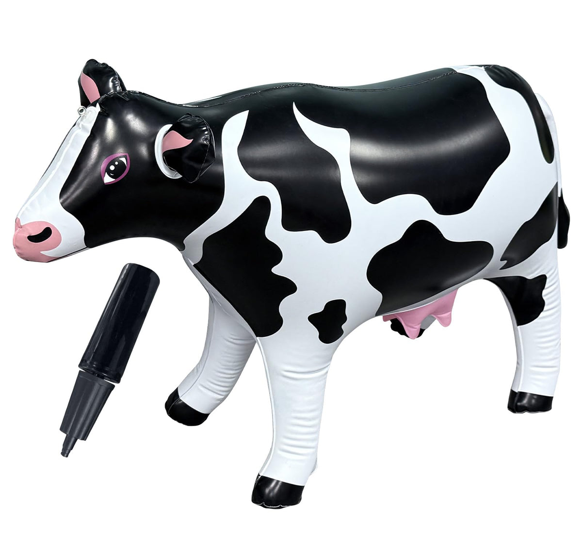 Anroog 37inch inflatable cow for yard display and party decor.