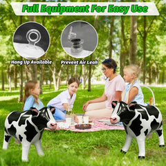 Anroog premium PVC cow inflatable designed for durable outdoor use.