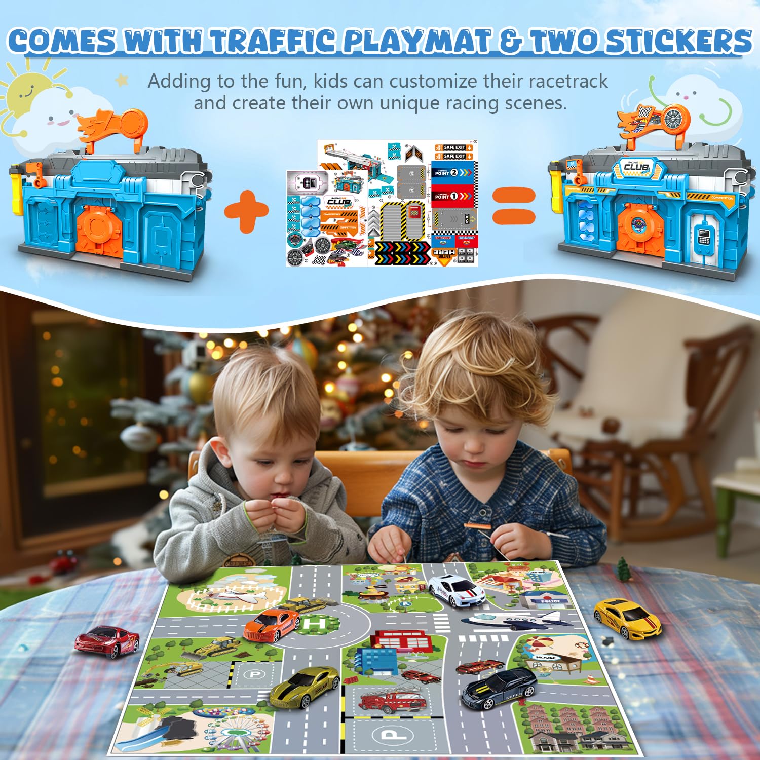 Ansee six alloy cars add bright, imaginative racing for kids
