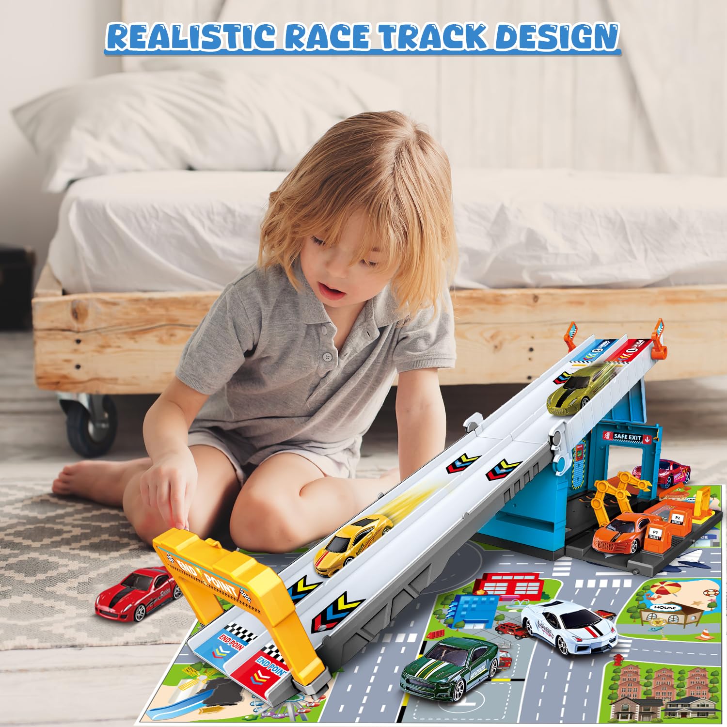 Ansee track stickers let kids customize racing scenes