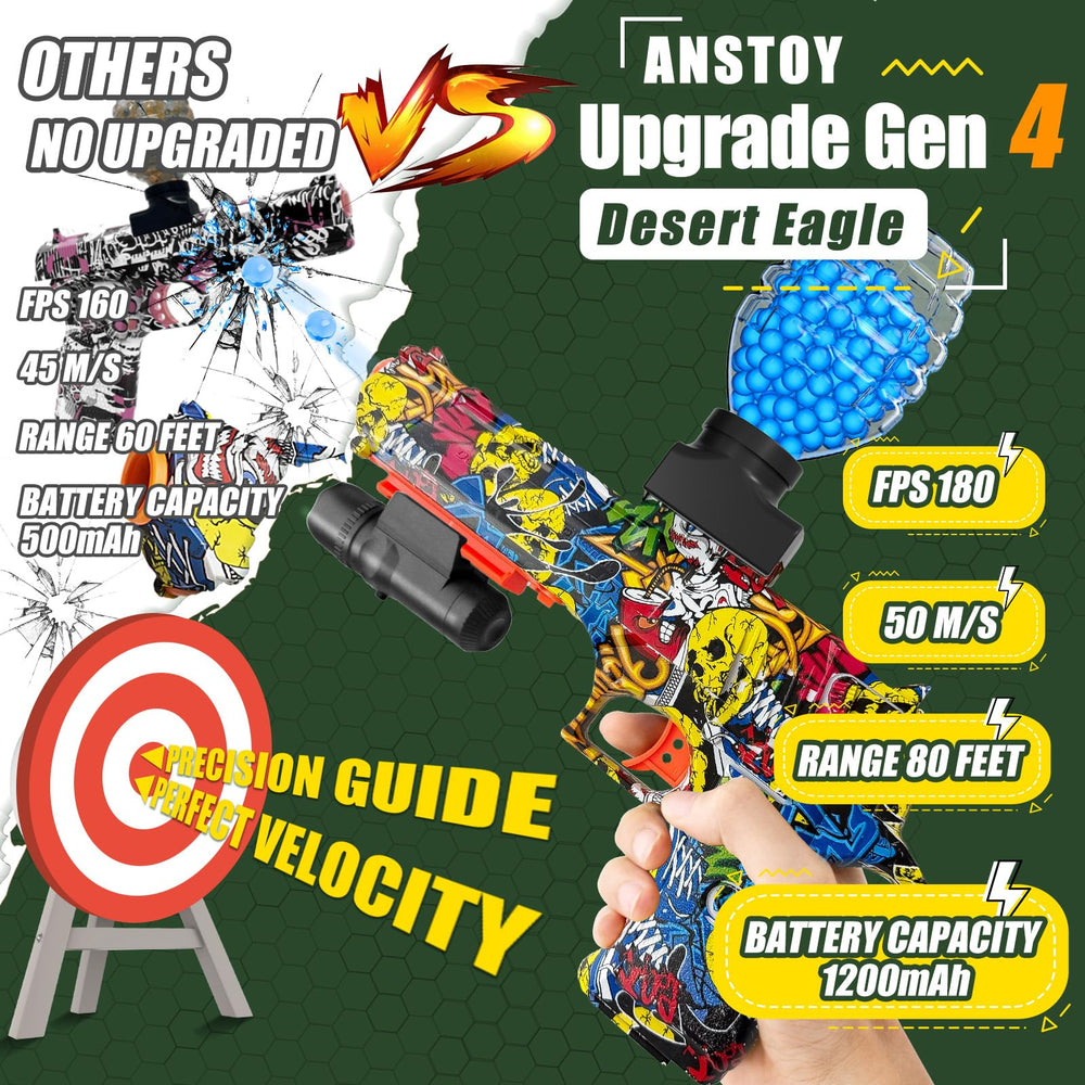 Anstoy gel ball hopper large transparent loader for quick reloads