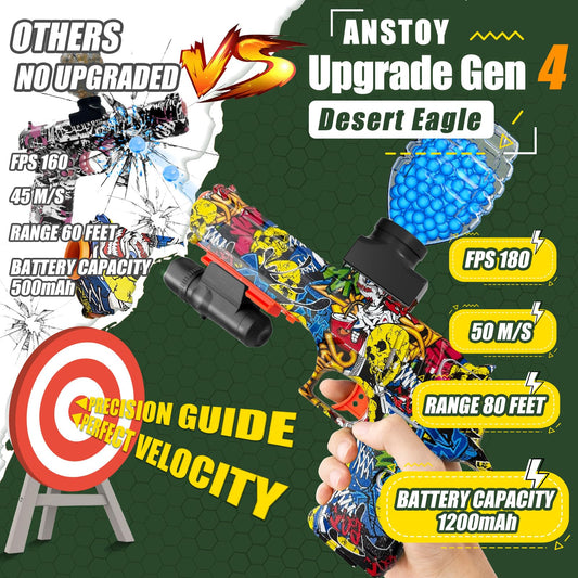 Anstoy gel ball hopper large transparent loader for quick reloads