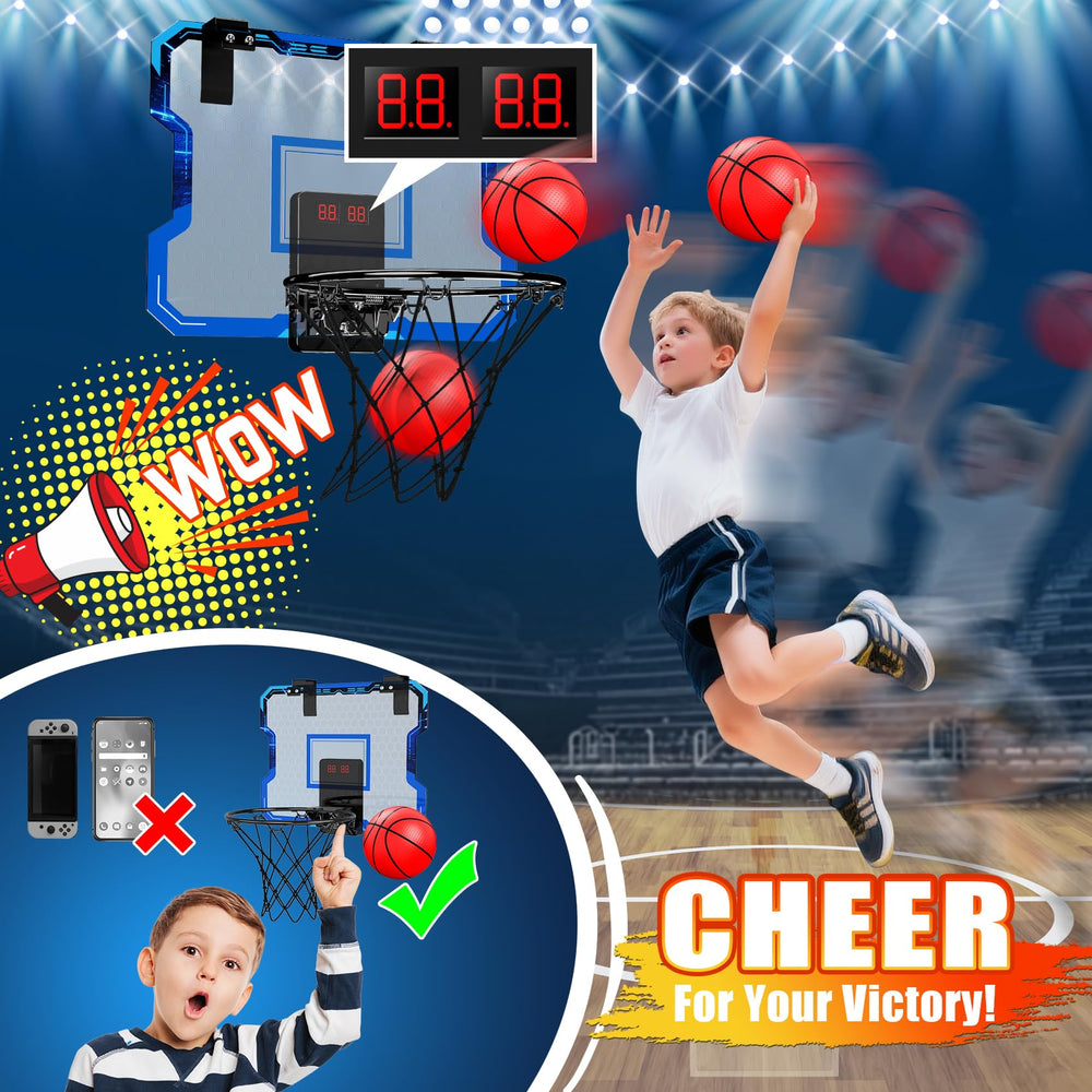 Antaha scoreboard display shows scores and cheers to motivate play