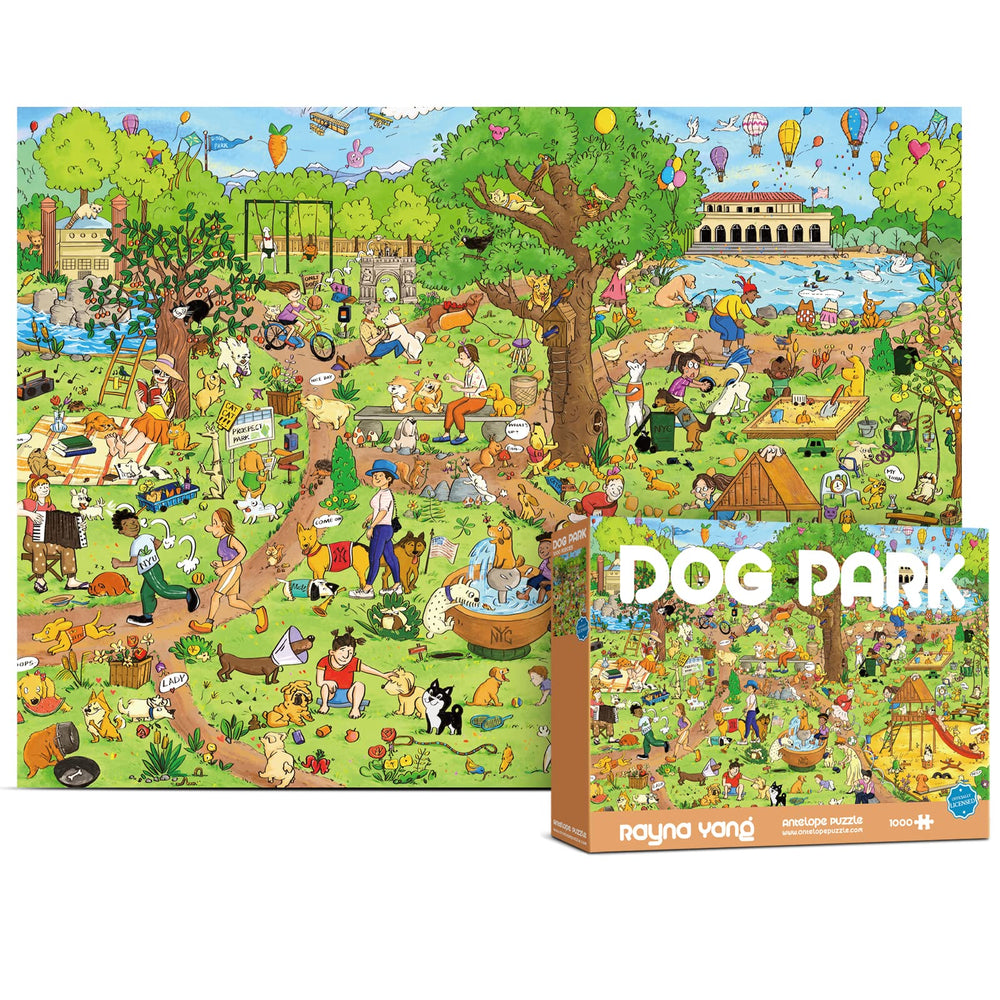 Antelope 1000-piece puzzle with non-glare finish for clear visibility.