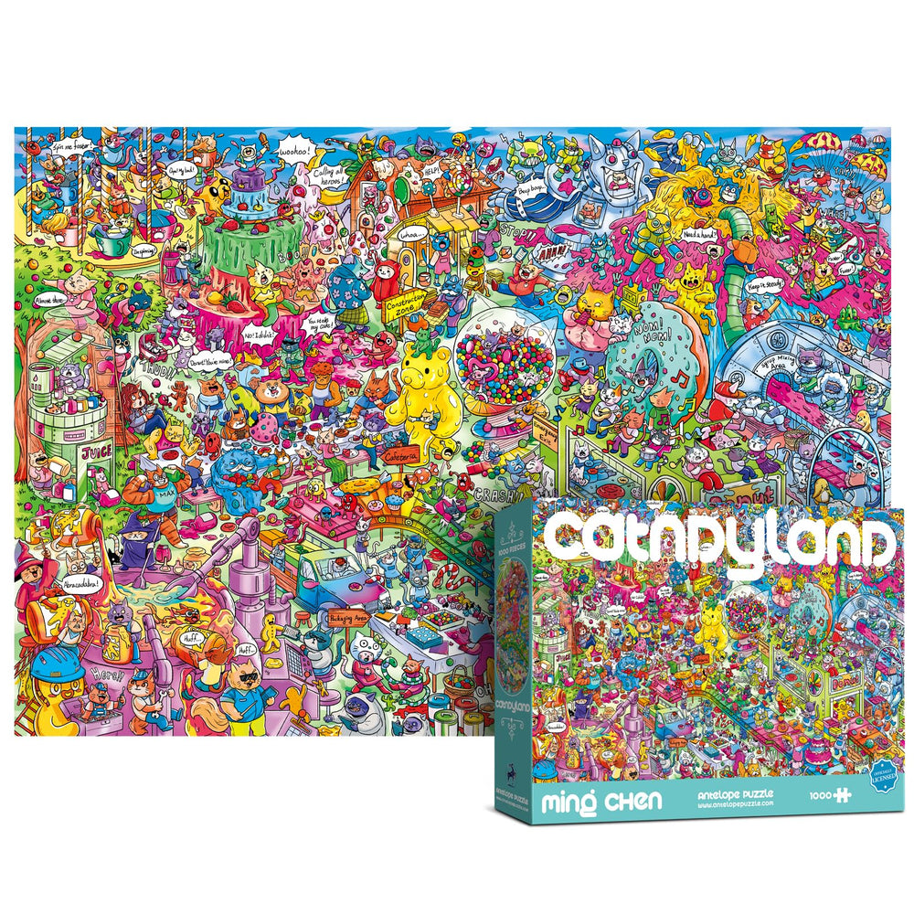 ANTELOPE Catndyland puzzle high-resolution pieces for detailed, immersive puzzling sessions