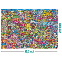 ANTELOPE Catndyland puzzle matte finish reduces glare for comfortable play