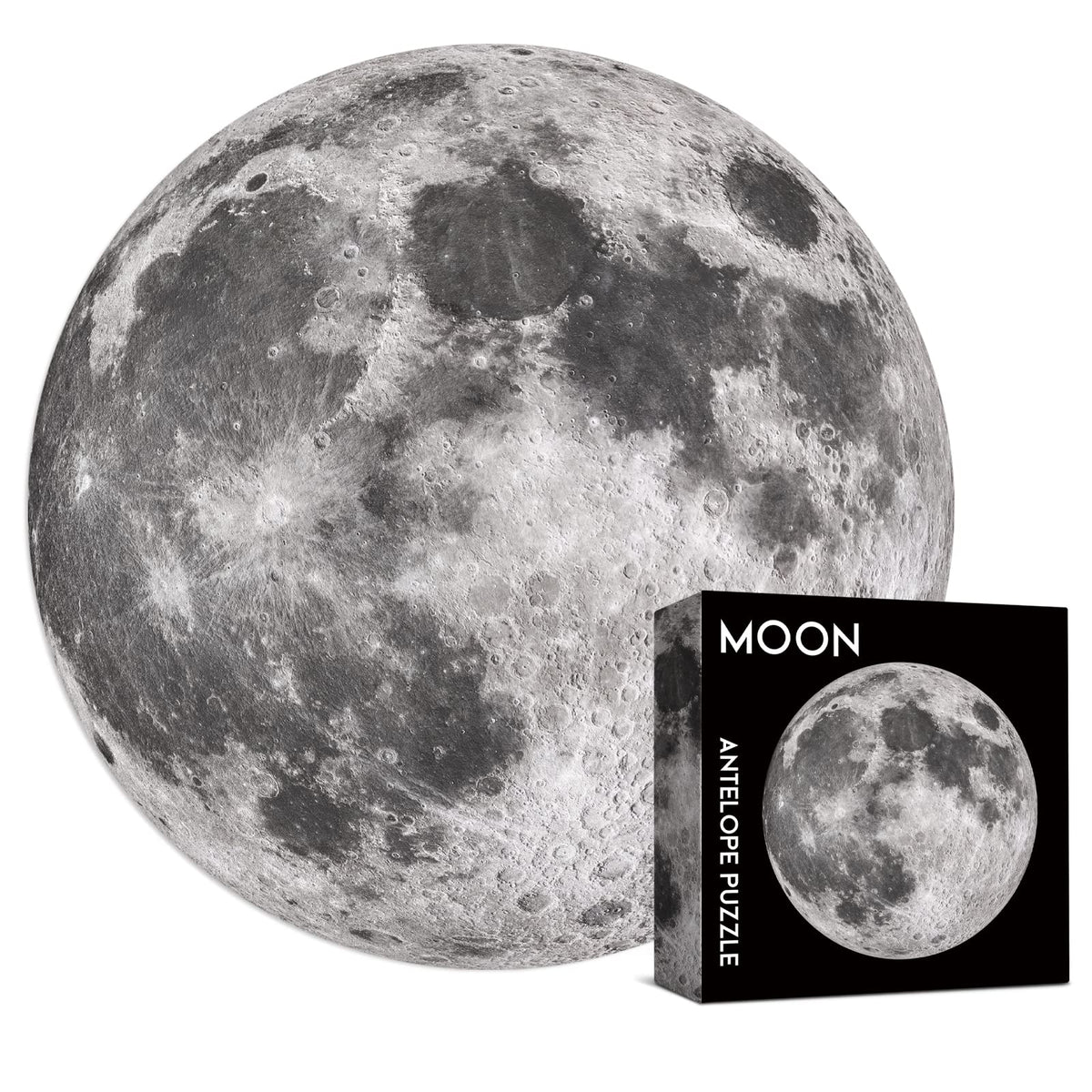 Antelope space moon round puzzle with 26.5 inch diameter for immersive stargazing