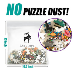 Antelope sturdy cardboard puzzle construction for durable play