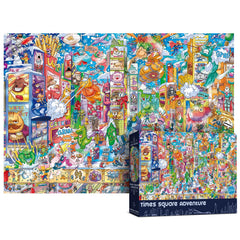Antelope Time Square Adventure puzzle cover with detailed cityscape imagery for immersive solving