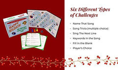 Anton Publications game board shows color-coded paths for quick holiday trivia.