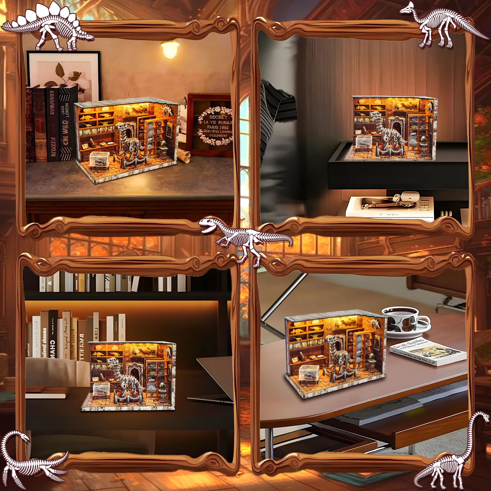 ANTREATU complete dinosaur institute display ready for display.
