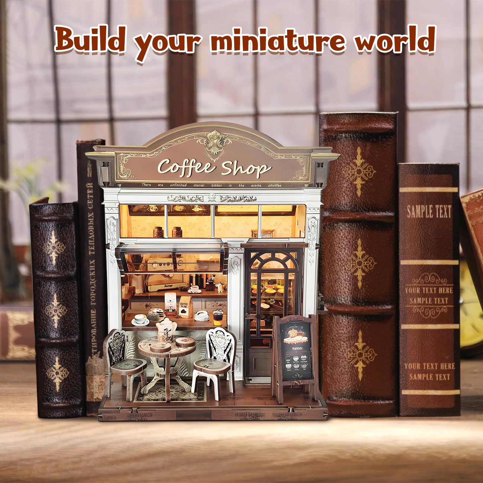 ANTREATU DIY miniature pieces close-up showing precise puzzle-fit