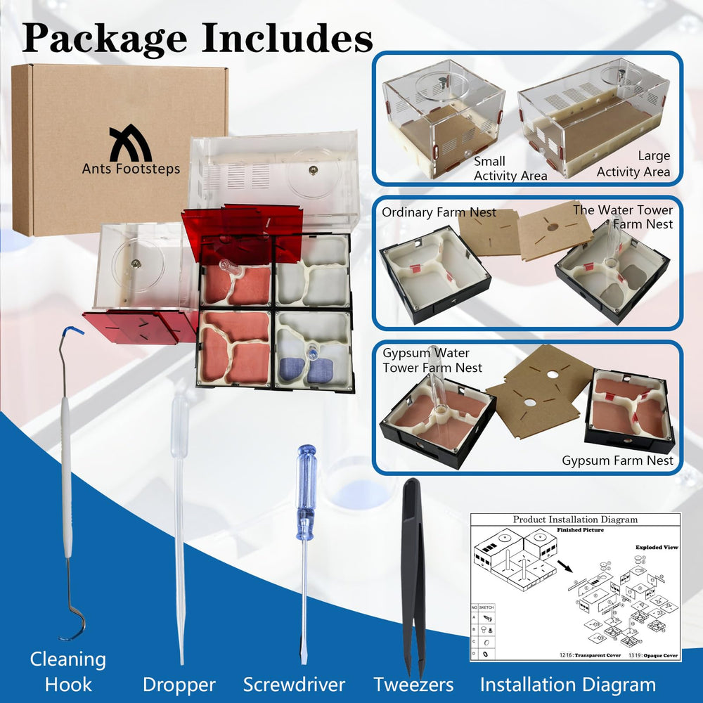Ants Footsteps installation guide supports safe assembly for beginners.