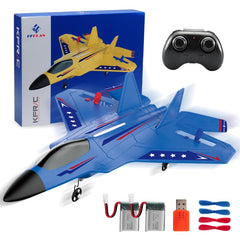 ANTSIR F22 RC plane front view showing gyro stability for steady flight