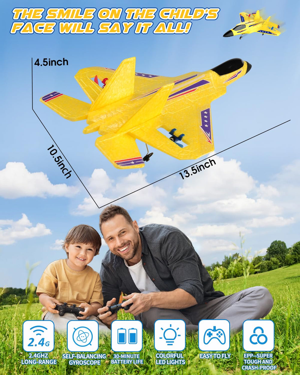 ANTSIR F22 remote controller for precise 2.4GHz operation.