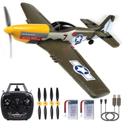 ANTSIR P51 plane with beginner stability aid for easy flights.