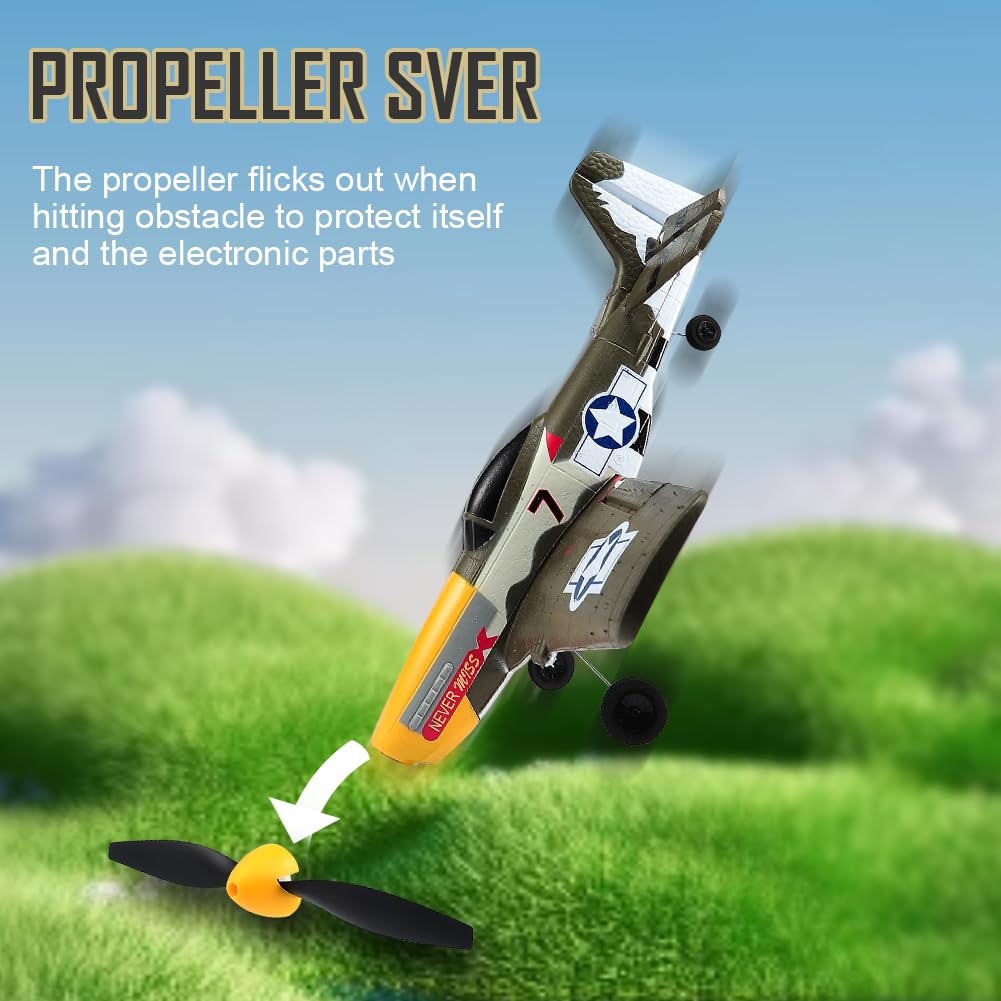 ANTSIR P51 plane durable EPP foam cushions impacts during landings.