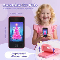 ANTUMKDS Kids Smart Phone includes 16GB card for extra storage of media.