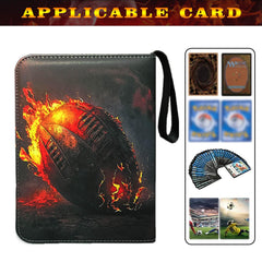 Anvoago football card binder zipper closure keeping contents secure
